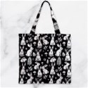 Zipper Grocery Tote Bag 