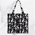 Zipper Grocery Tote Bag 