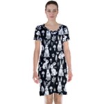 Easter bunny pattern Short Sleeve Nightdress