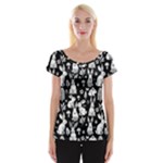 Easter bunny pattern Cap Sleeve Top