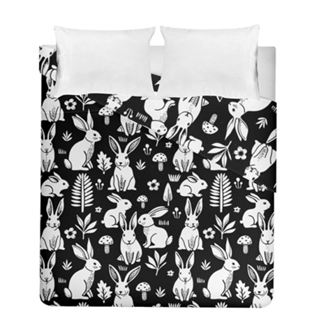 Easter bunny pattern Duvet Cover Double Side (Full/ Double Size) from ArtsNow.com