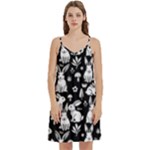 Easter bunny pattern Mini Camis Dress With Pockets