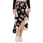 Easter bunny pattern Asymmetrical Ruffle Hem Skirt 