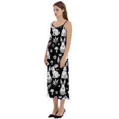 Casual Spaghetti Strap Midi Dress 