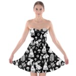 Easter bunny pattern Strapless Bra Top Dress