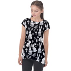 Cap Sleeve High Low Top 