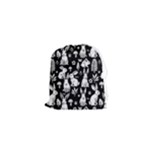 Easter bunny pattern Drawstring Pouch (XS)