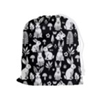 Easter bunny pattern Drawstring Pouch (XL)