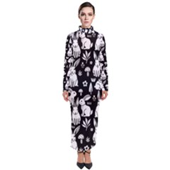 Turtleneck Maxi Dress 