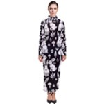 Easter bunny pattern Turtleneck Maxi Dress