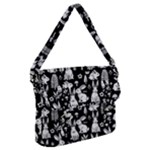 Easter bunny pattern Buckle Messenger Bag