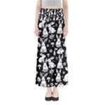 Easter bunny pattern Full Length Maxi Skirt