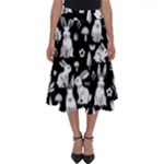Easter bunny pattern Perfect Length Midi Skirt