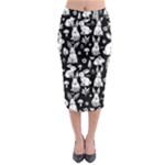 Easter bunny pattern Midi Pencil Skirt
