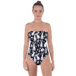 Easter bunny pattern Tie Back One Piece Swimsuit