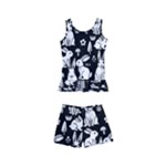 Easter bunny pattern Kids  Boyleg Swimsuit