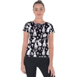Easter bunny pattern Short Sleeve Sports Top 
