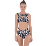 Easter bunny pattern Bandaged Up Bikini Set 