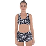 Easter bunny pattern Racerback Boyleg Bikini Set