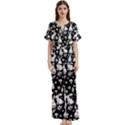 Short Sleeve Long Pants Satin Pajamas Set 