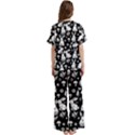 Short Sleeve Long Pants Satin Pajamas Set 