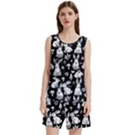 Easter bunny pattern Sleeveless Cozy Lounge Set 