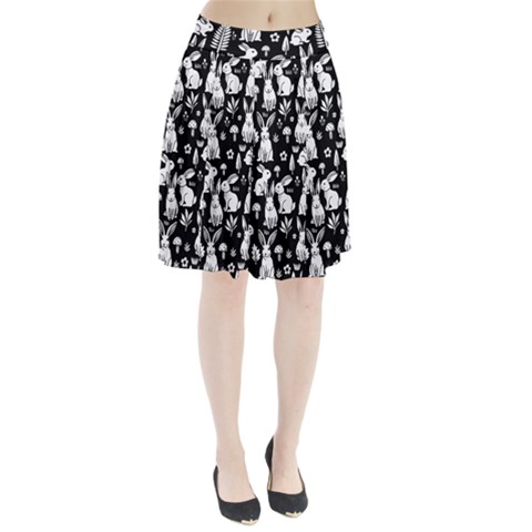 Easter bunny pattern Pleated Skirt from ArtsNow.com
