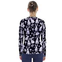 V-Neck Long Sleeve Top 