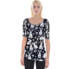 Wide Neckline T-Shirt 