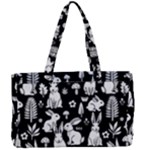 Easter bunny pattern Canvas Work Bag