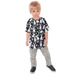 Easter bunny pattern Kids  Raglan T-Shirt