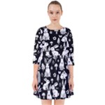 Easter bunny pattern Smock Dress