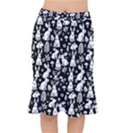 Easter bunny pattern Short Mermaid Skirt