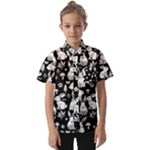 Easter bunny pattern Kids  Short Sleeve Shirt