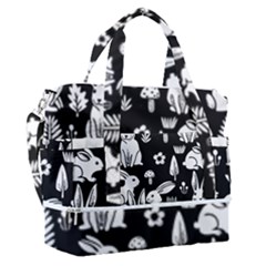Sports Shoulder Bag with Shoes Compartment 