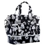 Easter bunny pattern Sports Shoulder Bag with Shoes Compartment