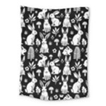 Easter bunny pattern Medium Tapestry