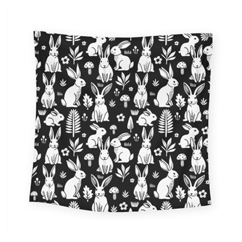 Easter bunny pattern Square Tapestry (Small) from ArtsNow.com