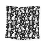 Easter bunny pattern Square Tapestry (Small)