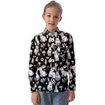 Easter bunny pattern Kids  Long Sleeve Shirt