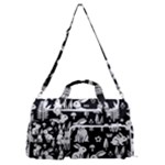 Easter bunny pattern Sports Gym Duffle Bag with Shoe Compartment