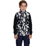 Easter bunny pattern Kid s Button Up Puffer Vest