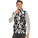 Men s High Neck Button Up Puffer Vest 