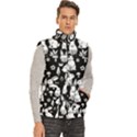 Men s High Neck Button Up Puffer Vest 