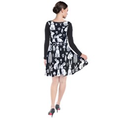 Plunge Pinafore Dress 