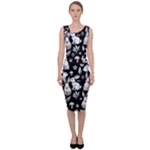 Easter bunny pattern Sleeveless Pencil Dress