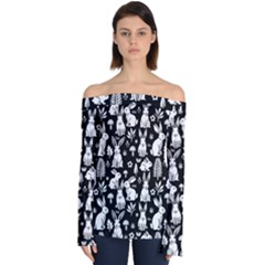 Off Shoulder Long Sleeve Top 