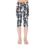 Easter bunny pattern Kids  Capri Leggings 