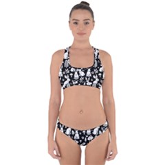 Easter bunny pattern Cross Back Hipster Bikini Set from ArtsNow.com