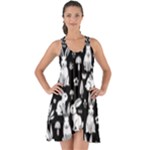 Easter bunny pattern Show Some Back Chiffon Dress